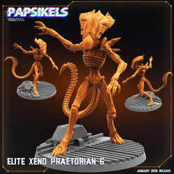 3D Printed Papsikels Elite Xeno Praetorians Set January 2025 - Scifi 28mm 32mm (Online Only)