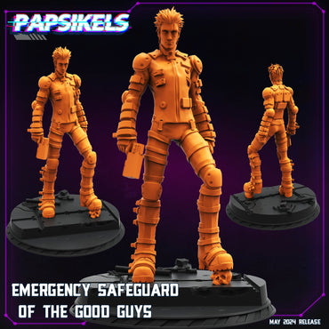 3D Printed Papsikels Emergency Safeguard Set May 2024 Cyberpunk 28mm 32mm (Online Only)