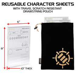 Enhance: Acrylic Character Sheet Set (ONLINE ORDER ONLY)
