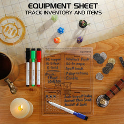 Enhance: Acrylic Character Sheet Set (ONLINE ORDER ONLY)