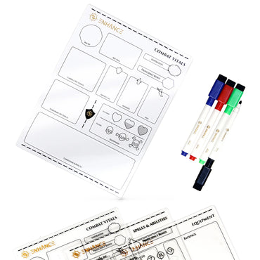 Enhance: Acrylic Character Sheet Set (ONLINE ORDER ONLY)