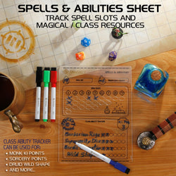 Enhance: Acrylic Character Sheet Set (ONLINE ORDER ONLY)