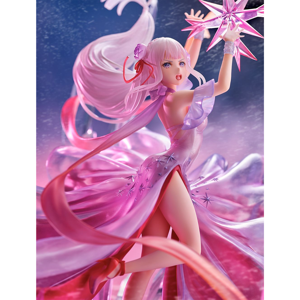 eStream: Re:Zero Starting Life in Another World Frozen Emilia (Crystal Dress Ver.) 1/7 Scale Shibuya Scramble Figure (ONLINE ORDER ONLY)