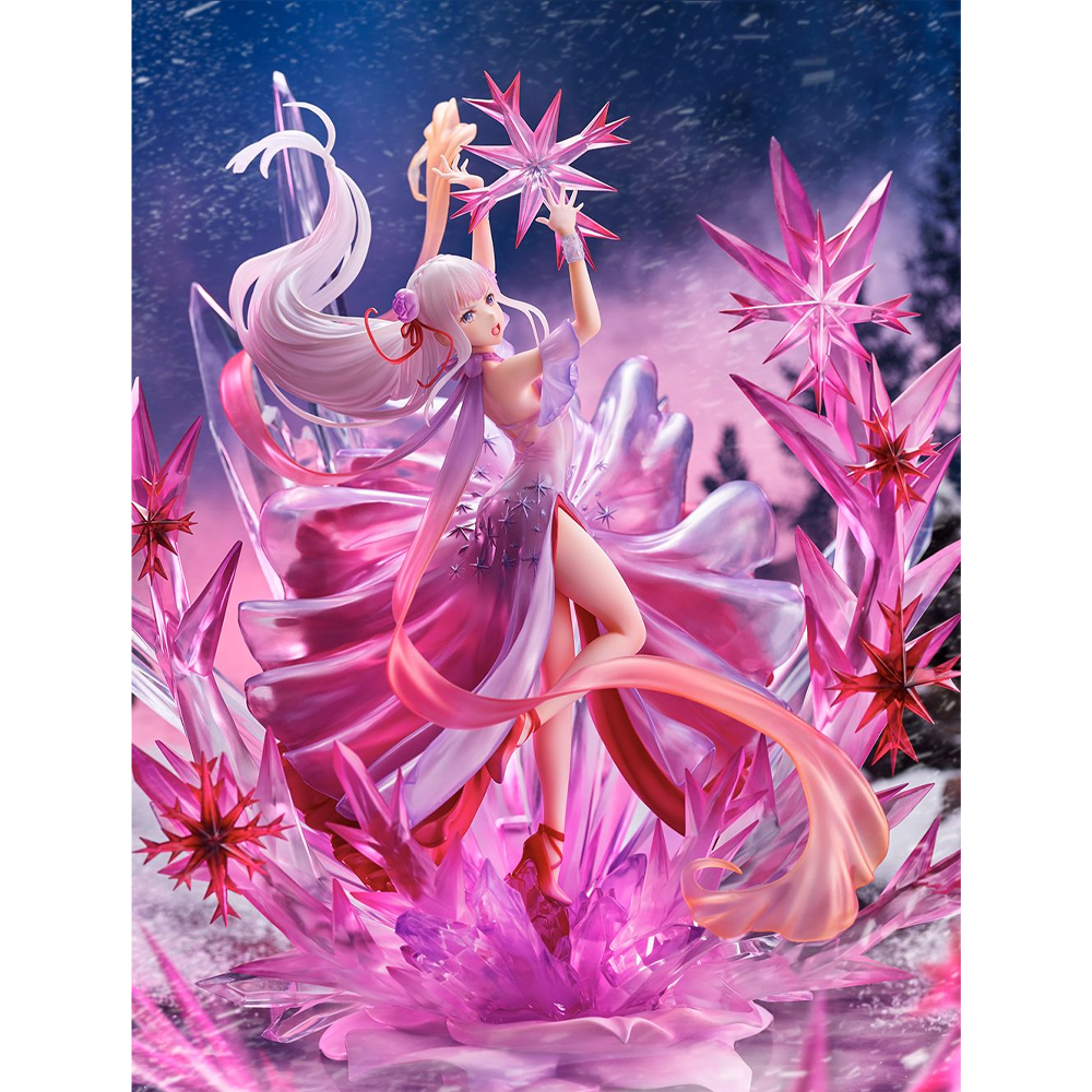 eStream: Re:Zero Starting Life in Another World Frozen Emilia (Crystal Dress Ver.) 1/7 Scale Shibuya Scramble Figure (ONLINE ORDER ONLY)