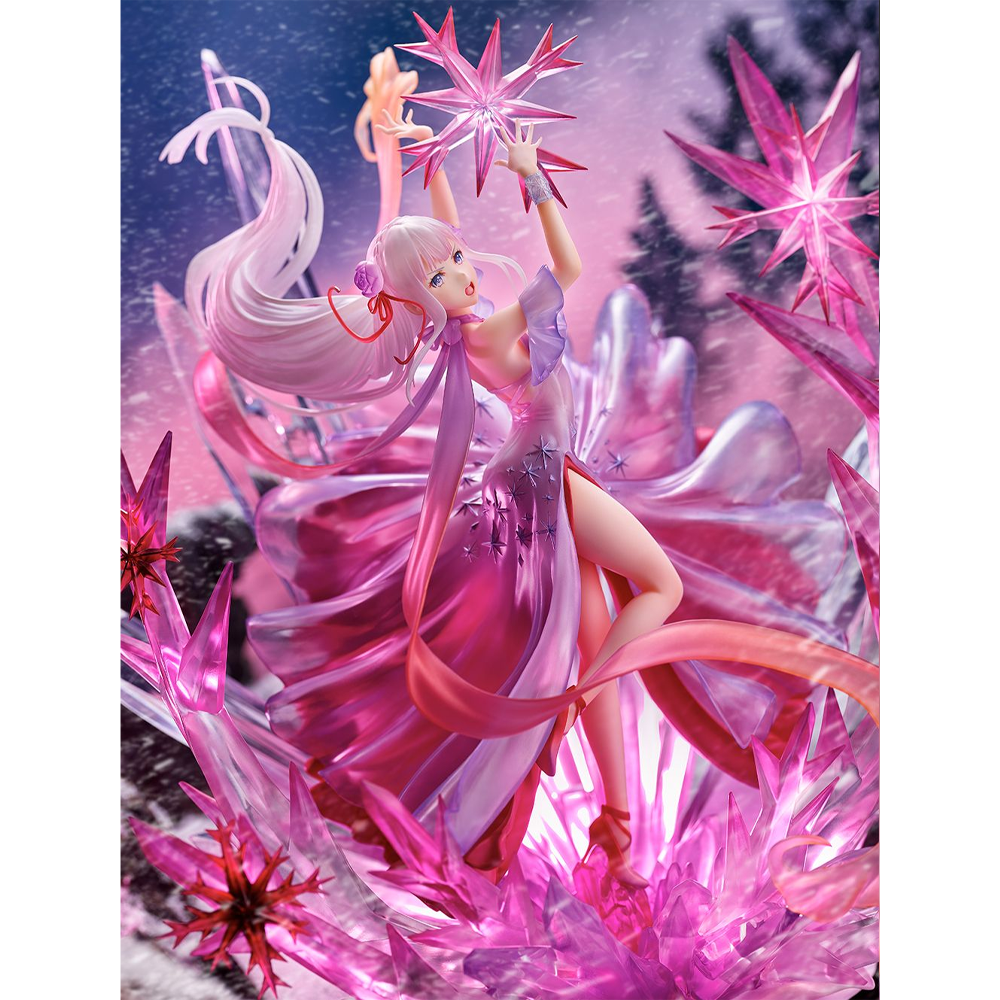 eStream: Re:Zero Starting Life in Another World Frozen Emilia (Crystal Dress Ver.) 1/7 Scale Shibuya Scramble Figure (ONLINE ORDER ONLY)