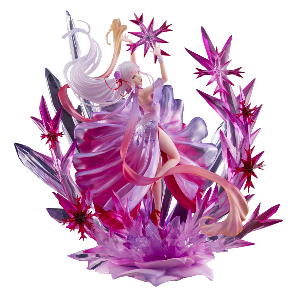 eStream: Re:Zero Starting Life in Another World Frozen Emilia (Crystal Dress Ver.) 1/7 Scale Shibuya Scramble Figure (ONLINE ORDER ONLY)