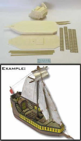 ESL22005 Pirate Ships: Ship Building Kit 2 by Eslo Hobby (ONLINE ORDER ONLY)