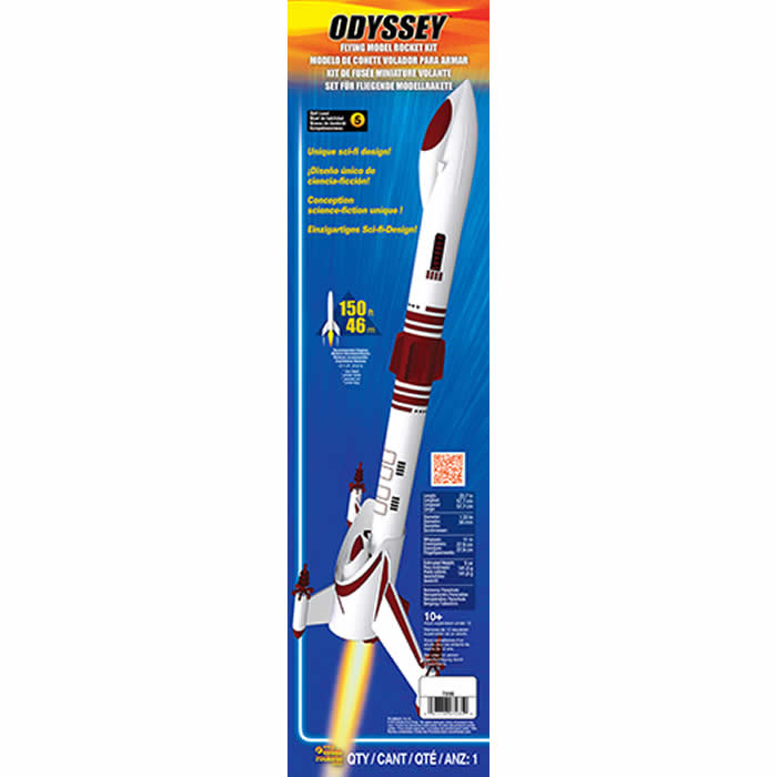 EST7235 Odyssey 22.5 Inch Flying Model Rocket Kit Estes (ONLINE ORDER ONLY)