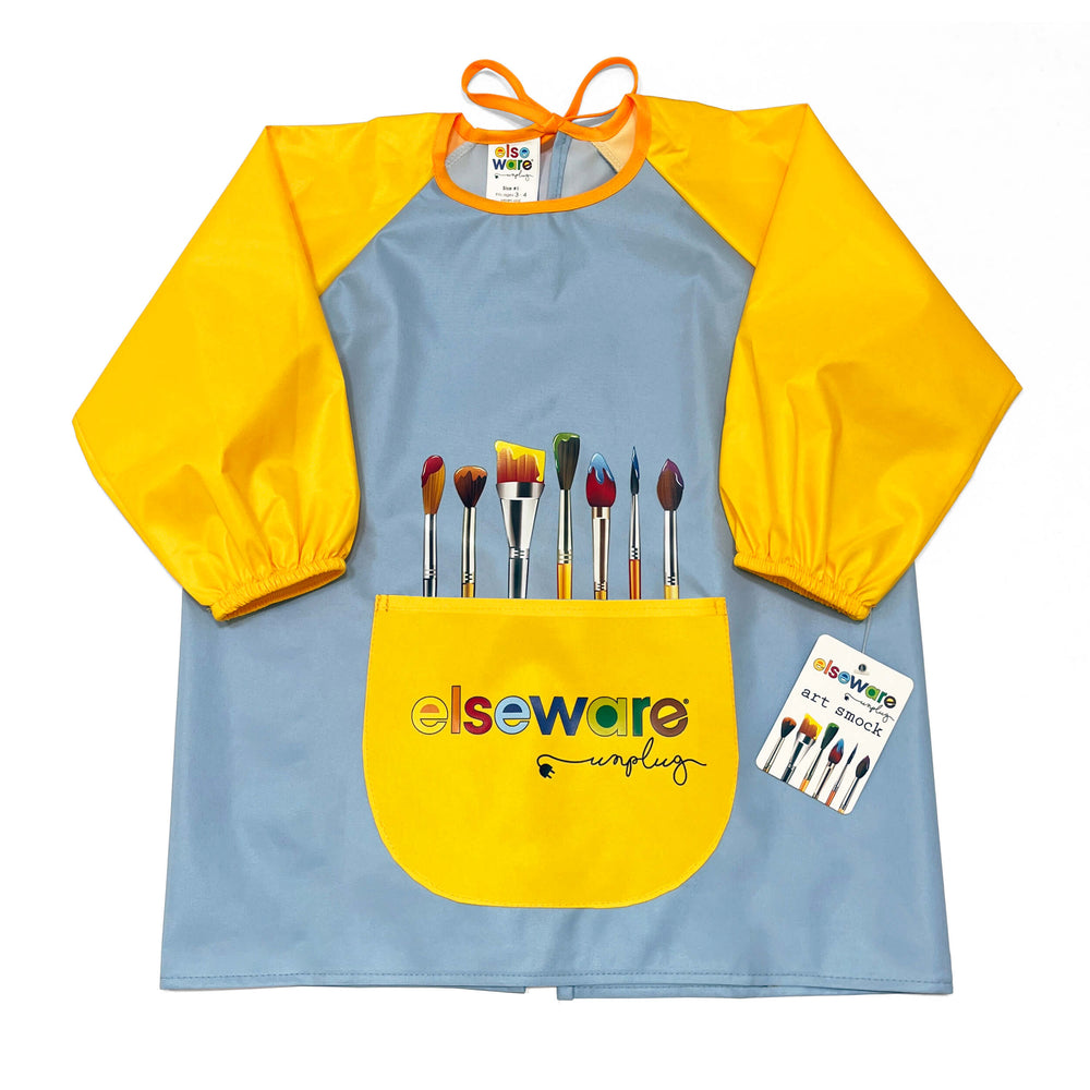 Mess-Free Kids Paint Bundle | All-Natural Finger Paint & Art Smock Set (ONLINE ORDER ONLY)