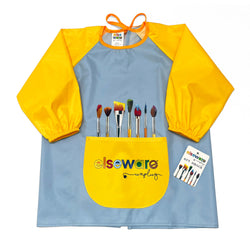 Mess-Free Kids Paint Bundle | All-Natural Finger Paint & Art Smock Set (ONLINE ORDER ONLY)