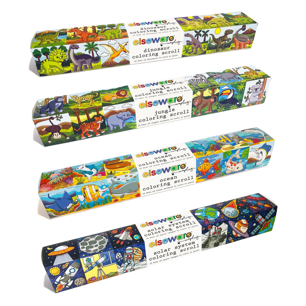 Coloring Scrolls – 10 ft – Adhesive Back (ONLINE ORDER ONLY)
