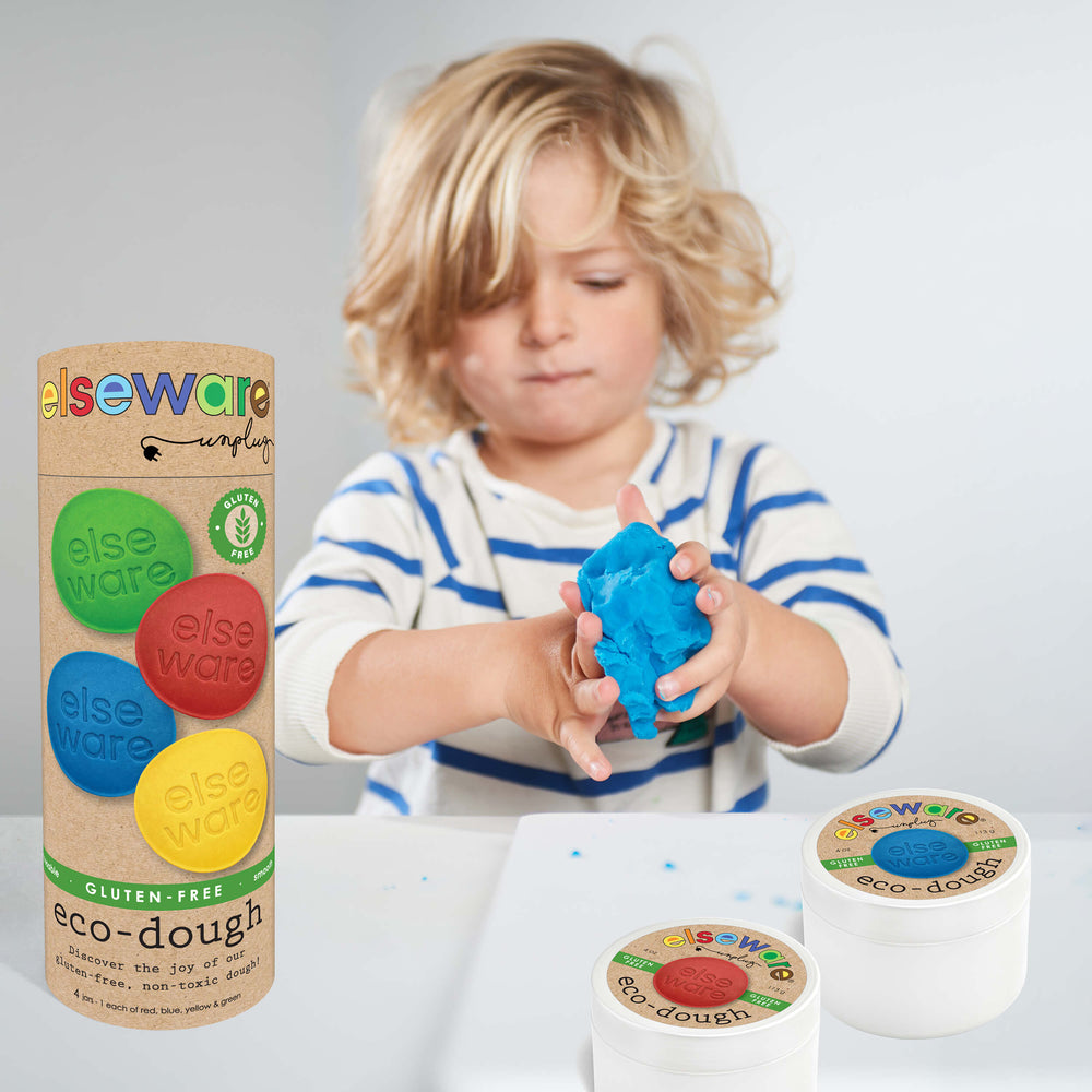 Eco-Dough 4pk GLUTEN FREE – Natural, Non-Toxic Sensory Toy (ONLINE ORDER ONLY)