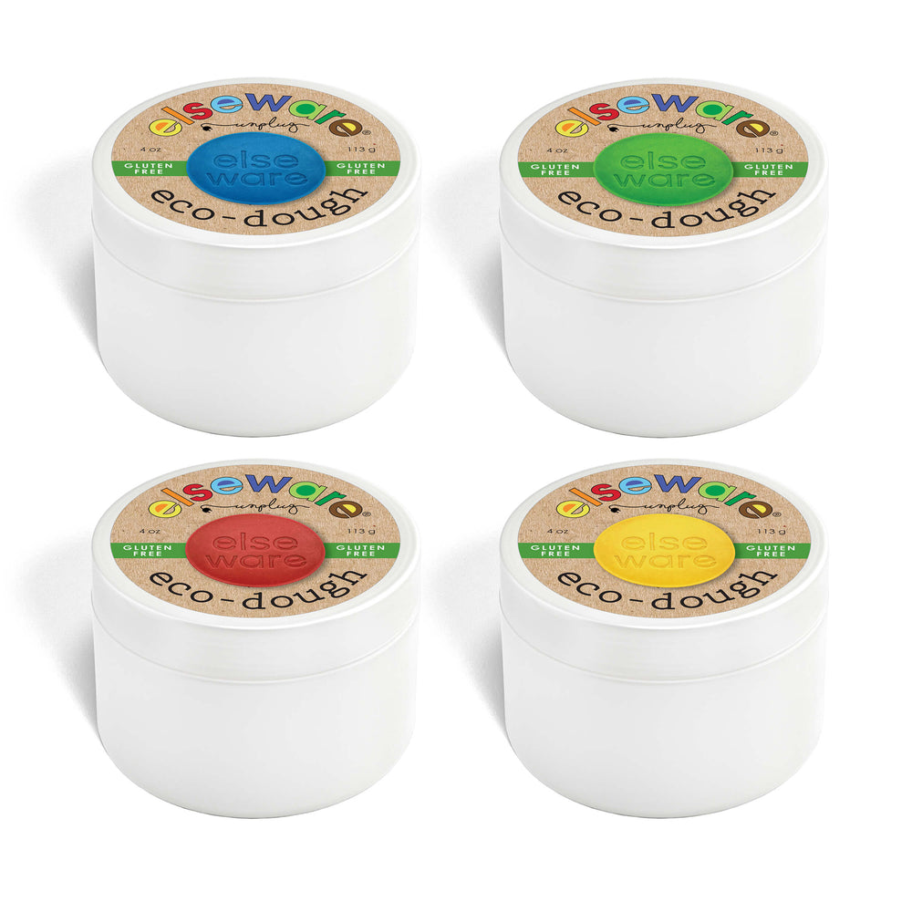 Eco-Dough 4pk GLUTEN FREE – Natural, Non-Toxic Sensory Toy (ONLINE ORDER ONLY)