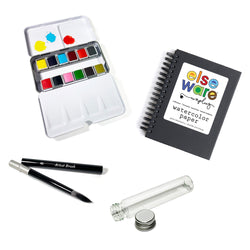 Watercolors To-Go Kit – Travel Friendly – 12 Colors (ONLINE ORDER ONLY)