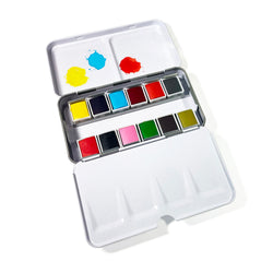 Watercolors To-Go Kit – Travel Friendly – 12 Colors (ONLINE ORDER ONLY)