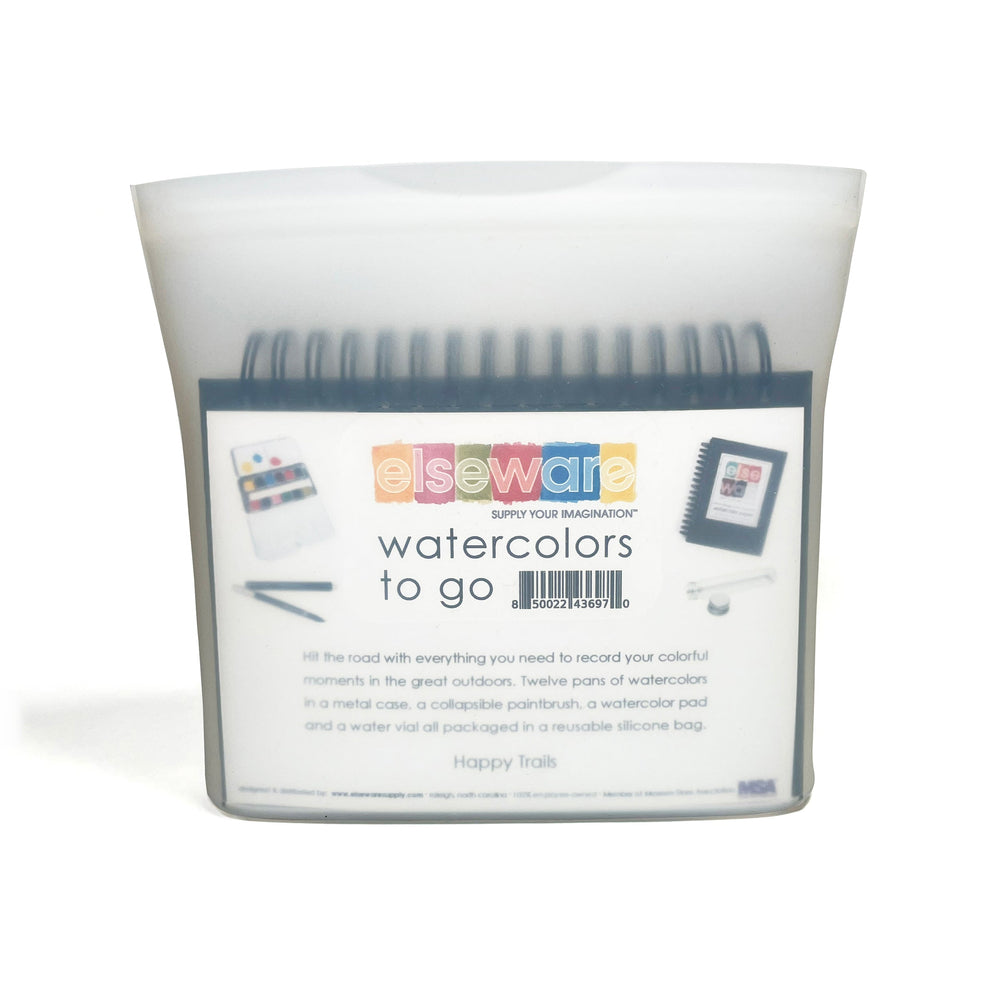 Watercolors To-Go Kit – Travel Friendly – 12 Colors (ONLINE ORDER ONLY)