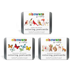 Coloring Postcards w/ 6 Designs (30 cards) (ONLINE ORDER ONLY)