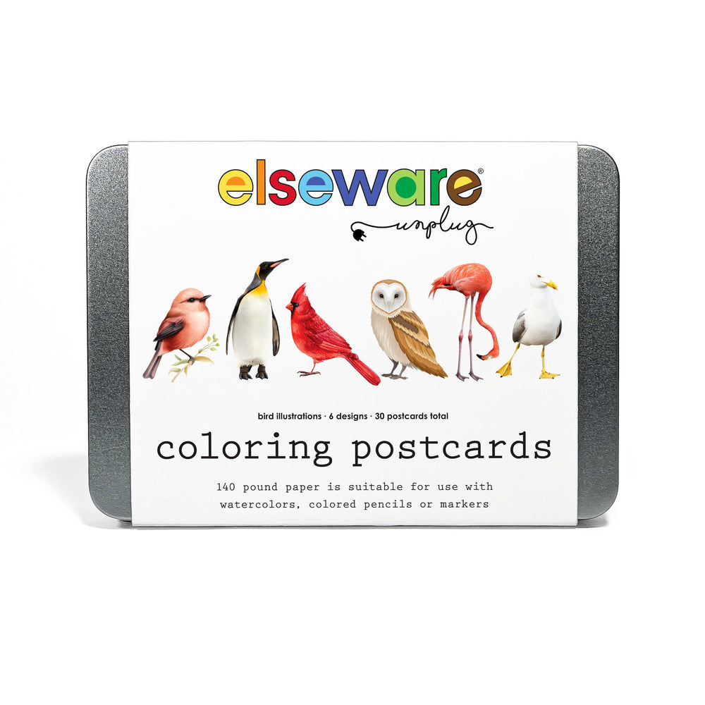 Coloring Postcards w/ 6 Designs (30 cards) (ONLINE ORDER ONLY)