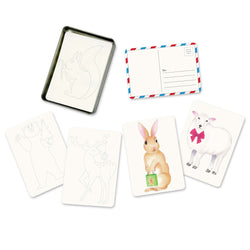 Coloring Postcards w/ 6 Designs (30 cards) (ONLINE ORDER ONLY)