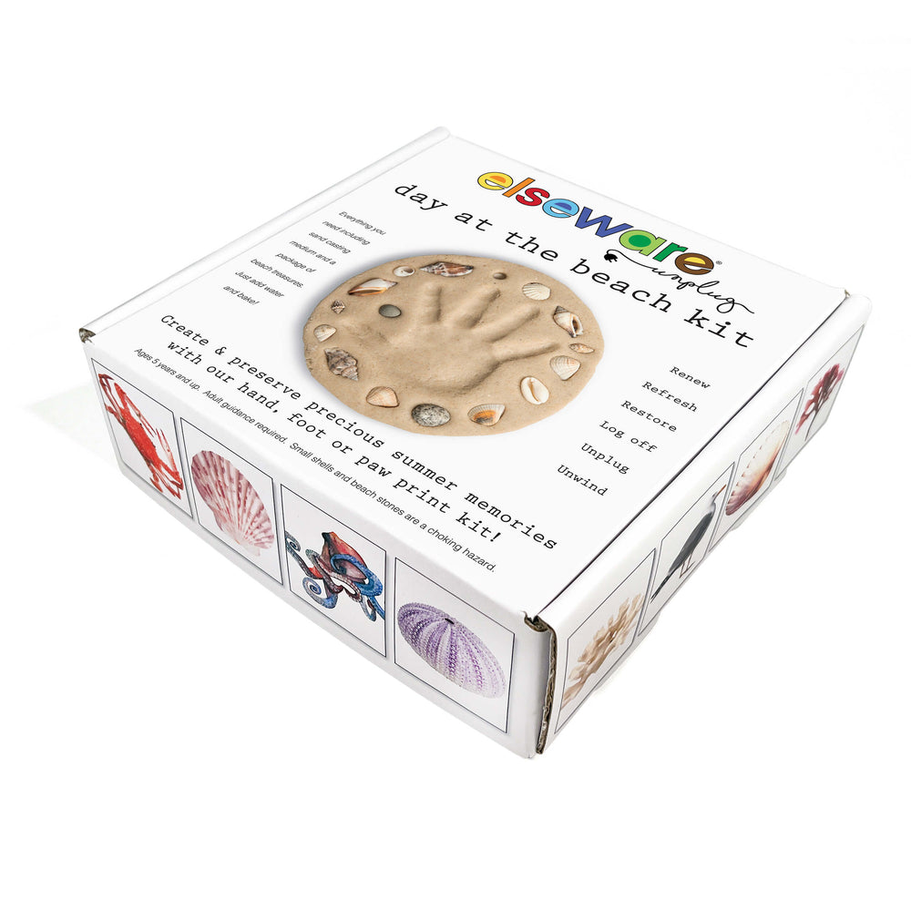 Day at the Beach – Kids Hand & Footprint Keepsake (ONLINE ORDER ONLY)