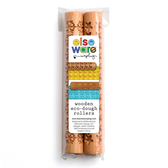 Wooden Eco-Dough Rollers – High-Quality Beechwood Tool (ONLINE ORDER ONLY)