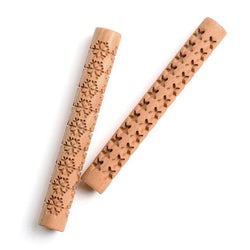 Wooden Eco-Dough Rollers – High-Quality Beechwood Tool (ONLINE ORDER ONLY)