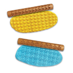 Wooden Eco-Dough Rollers – High-Quality Beechwood Tool (ONLINE ORDER ONLY)