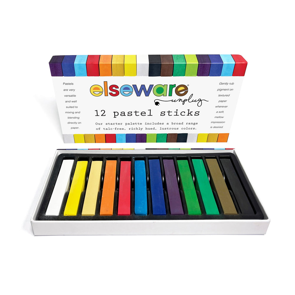 Pastel Sticks – Talc-Free – 12 Vibrant Colors (ONLINE ORDER ONLY)