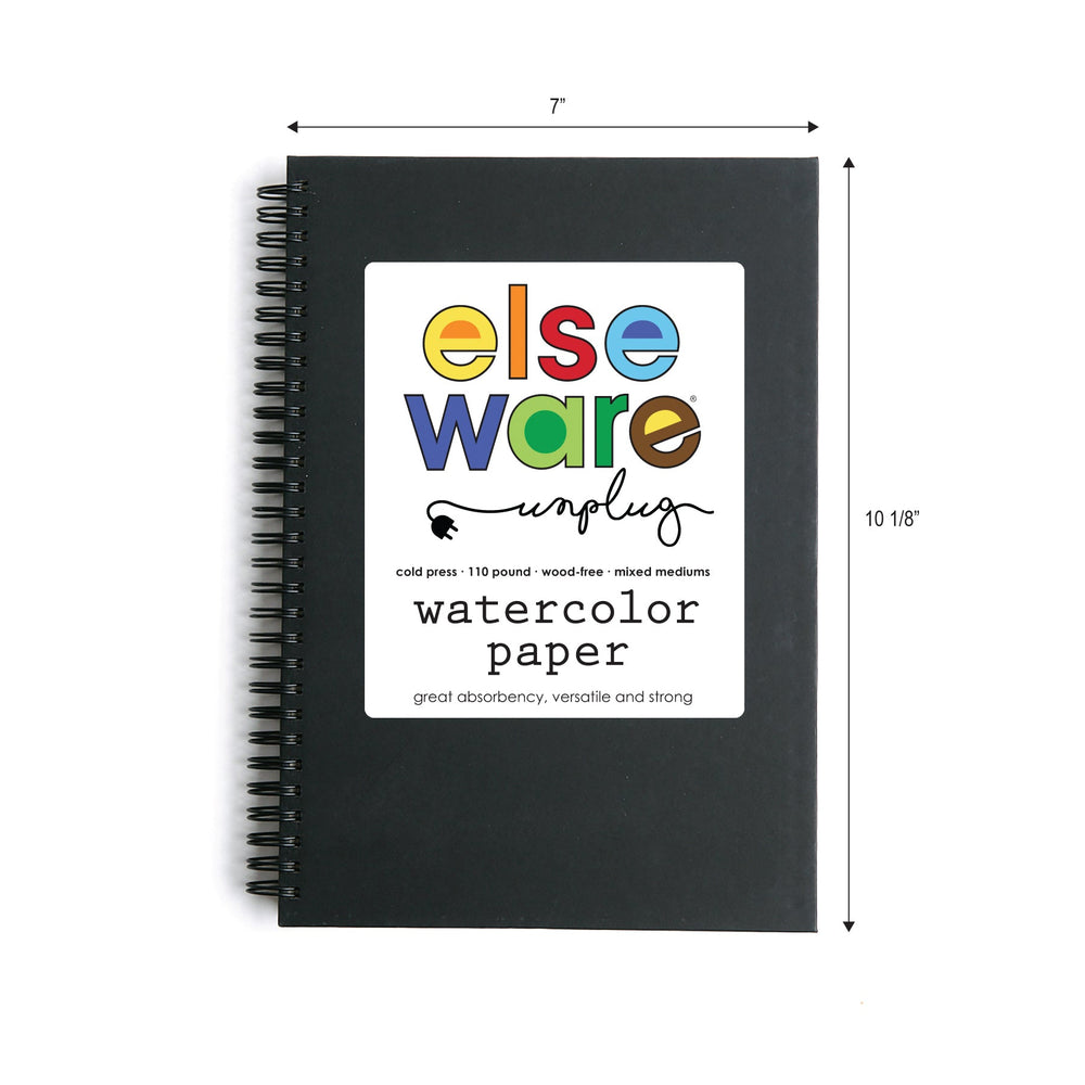 Watercolor Paper Pad (Large) – 7" x 10" – 110 lb Cotton Rag (ONLINE ORDER ONLY)
