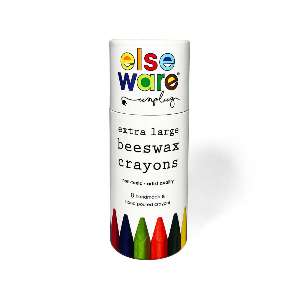 Eco-Kids Non-Toxic Beeswax Crayons (Extra Large) - by Elseware Unplug (ONLINE ORDER ONLY)