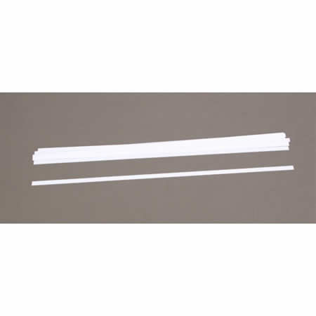 EVG125 White Dimensional Strips .020in x .100in x 14in (10) (ONLINE ORDER ONLY)