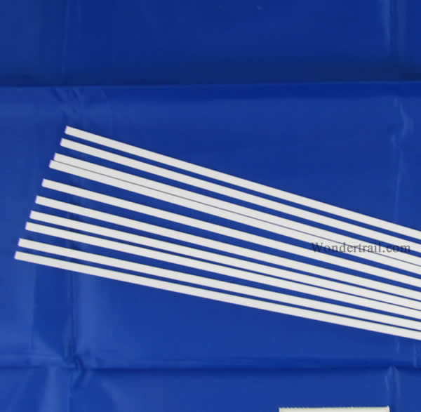 EVG137 White Dimensional Strips .030in x .156in x 14in (10) Evergreen (ONLINE ORDER ONLY)