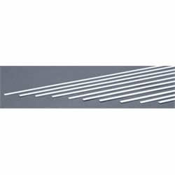 EVG147 White Dimensional Strips .040in x .156in x 14in (10) Evergreen (ONLINE ORDER ONLY)