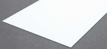 EVG19125 White Styrene Plastic Sheets .125in x 12in x 24in (2) Evergreen (ONLINE ORDER ONLY)