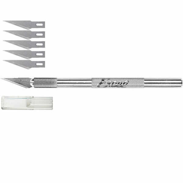 EXL15001 Hobby Knife with 5 Blades Excel (ONLINE ORDER ONLY)