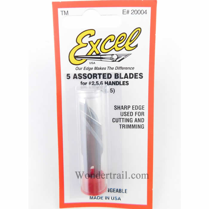 EXL20004 Assortment of  Hobby Blades for Number 2, 5 and 6 Handles (ONLINE ORDER ONLY)