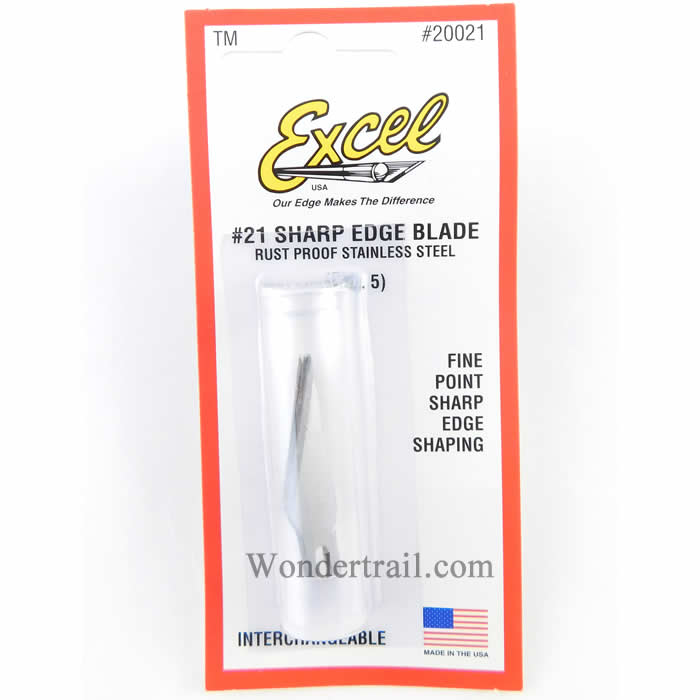 EXL20021 Number 21 Sharp Edge Blade 5 Pack by Excel (ONLINE ORDER ONLY)