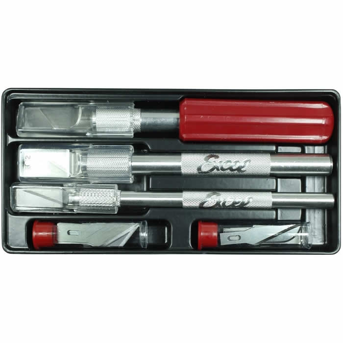 EXL44082 Deluxe Knife Set Excel Tools (ONLINE ORDER ONLY)