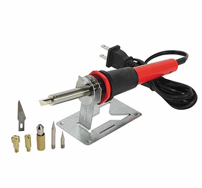 EXL50005 Wood Burning Pen Set with 30 Watt Iron and 6 Tips Excel Tools (ONLINE ORDER ONLY)