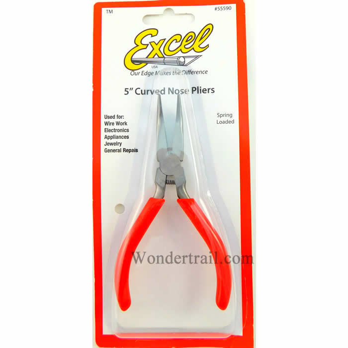 EXL55590 Curved Nose Pliers Excel Hobby Tools (ONLINE ORDER ONLY)