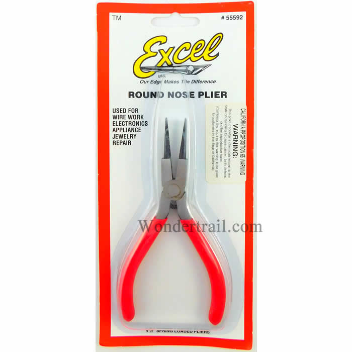 EXL55592 Round Nose Pliers Excel Hobby Tools (ONLINE ORDER ONLY)