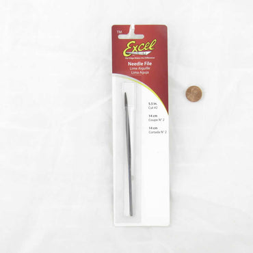 EXL55604 Tapered Flat Knife File Medium No 2 Cut Excel Hobby Tools (ONLINE ORDER ONLY)