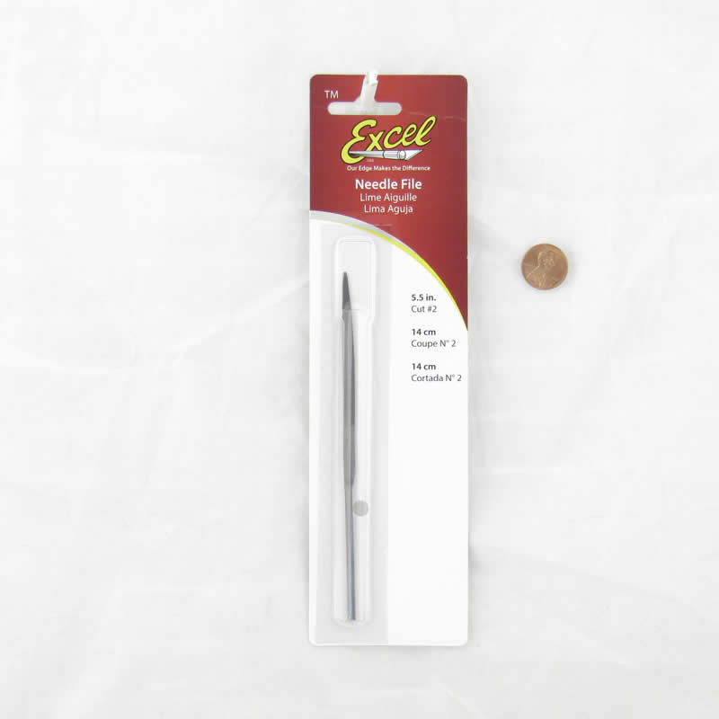 EXL55606 Half Round Tapered File Medium No 2 Cut Excel Hobby Tools (ONLINE ORDER ONLY)