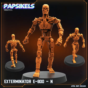 3D Printed Papsikels Exterminator E 800 Set Democracy Troopers SciFi Set 28mm 32mm (Online Only)