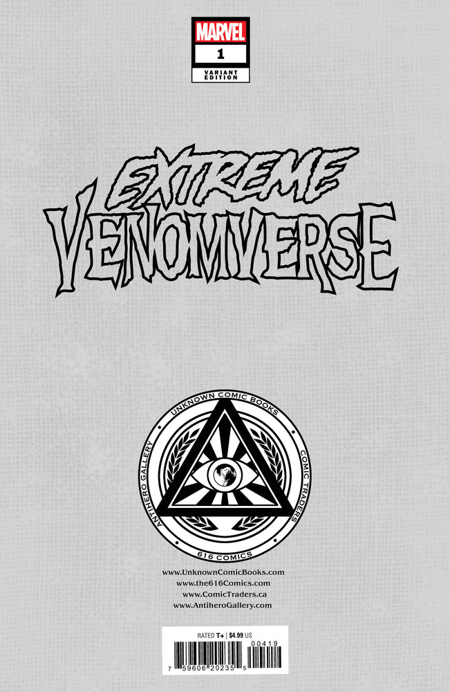 [FOIL] Extreme Venomverse #1 Unknown Comics Greg Horn Exclusive Foil Virgin Var (05/10/2023) (ONLINE ORDER ONLY)