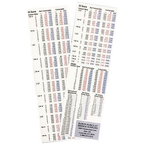 EZ Score Bookmark (ONLINE ORDER ONLY)