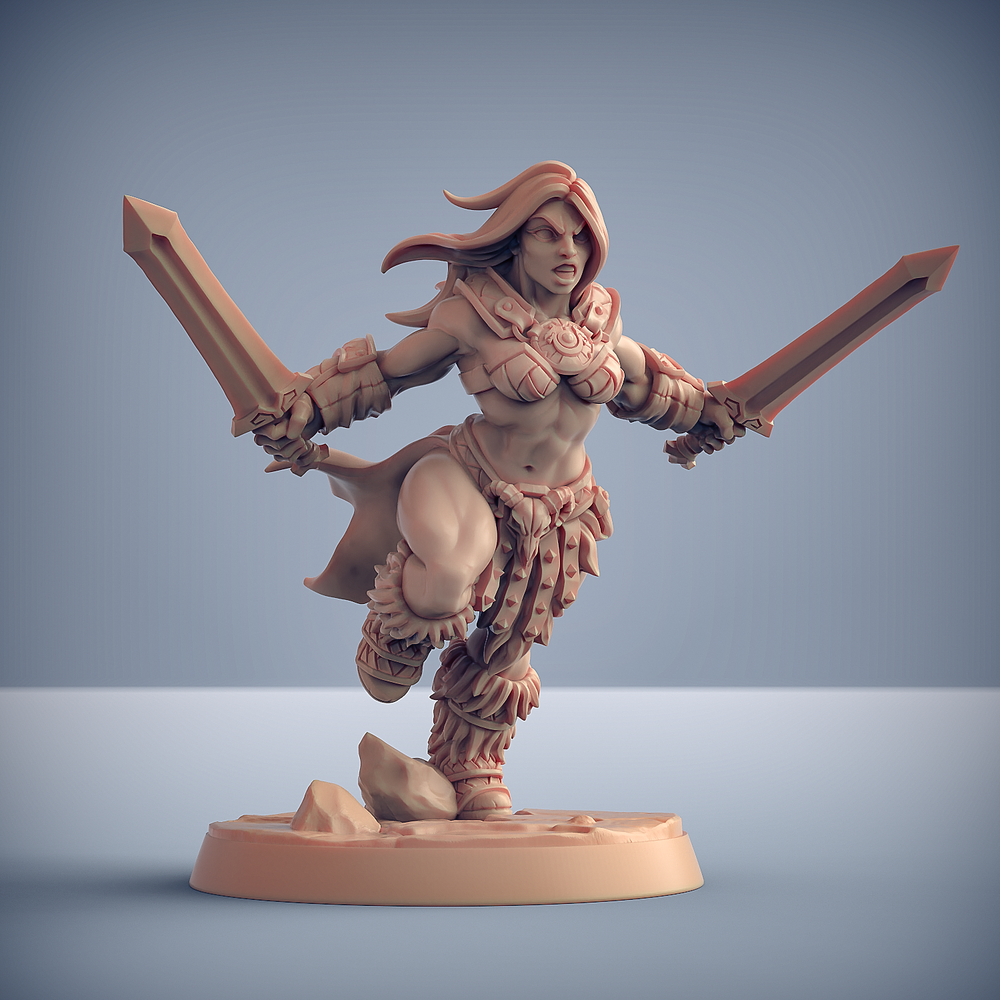 3D Printed Artisan Guild Modular Dragonpeak Barbarians Dragonpeak Barbarians 28mm 32mm (Online Only)