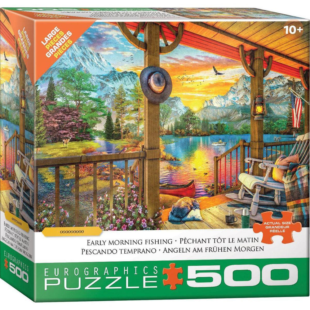 Early Morning Fishing 500 Piece Jigsaw Puzzle Eurographics (ONLINE ORDER ONLY)