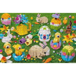 Easter Egg Hunt LEGO 500 Piece Jigsaw Puzzle Chronicle
