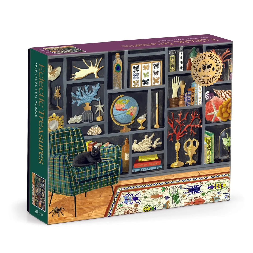 Eclectic Treasures 1000 Piece Jigsaw Puzzle Galison (ONLINE ORDER ONLY)